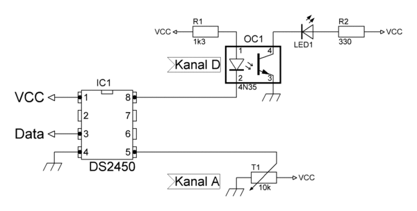 Beispielschaltung DS2450